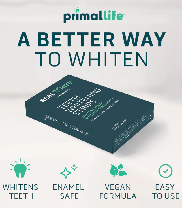 Primal Life Organics Teeth Whitening Strips